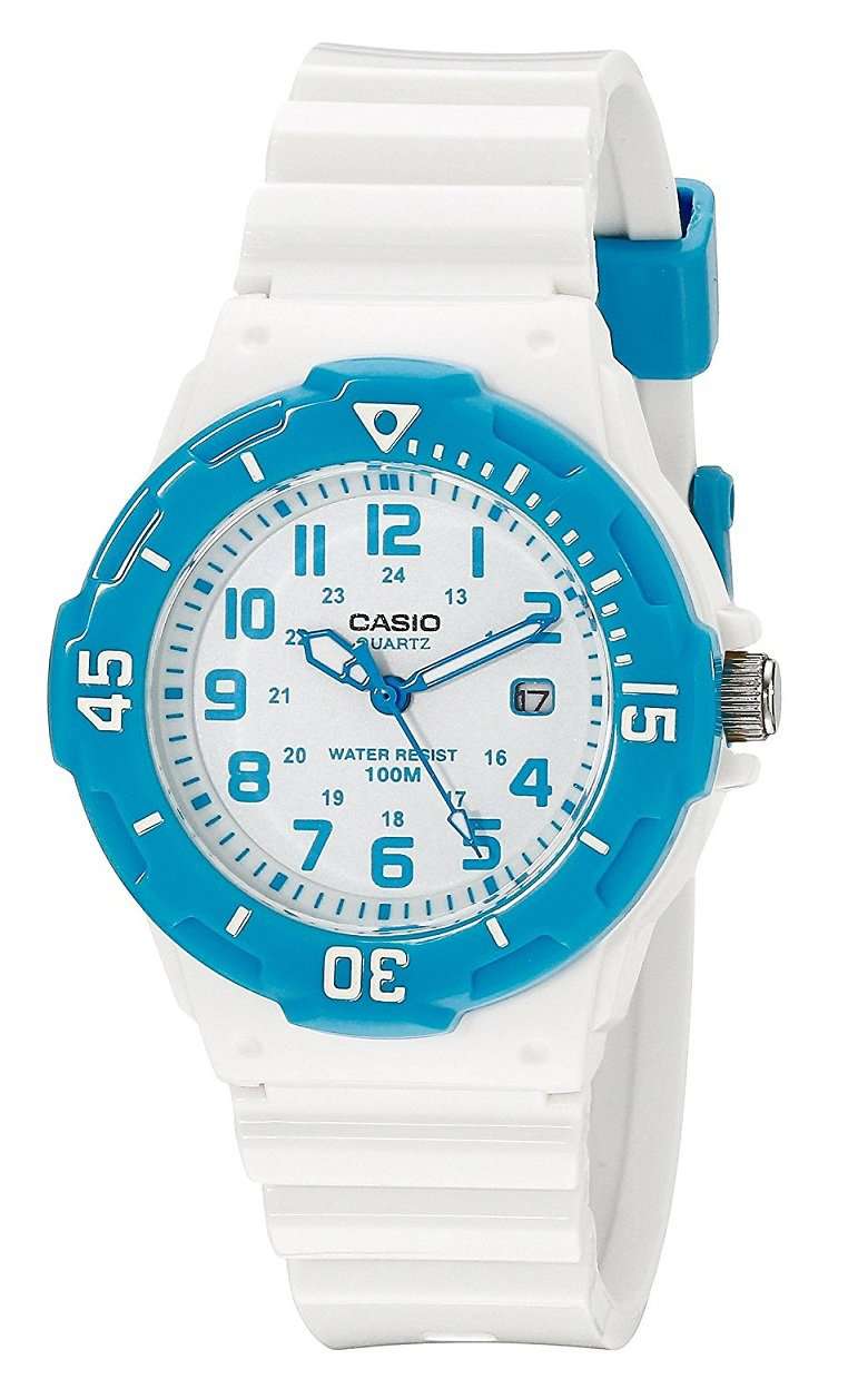 Casio LRW-200H-2B White Resin Strap Watch for Women-Watch Portal Philippines