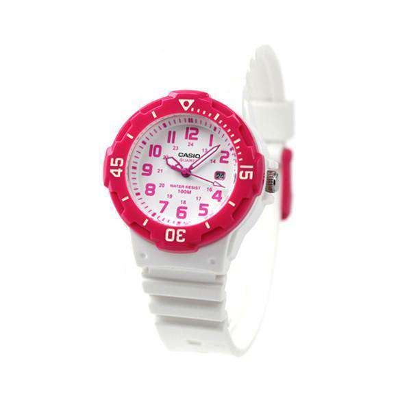 Casio LRW-200H-4B White Resin Strap Watch For Women-Watch Portal Philippines