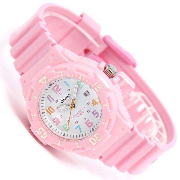 Casio LRW-200H-4B2 Pink Resin Strap Watch For Women-Watch Portal Philippines