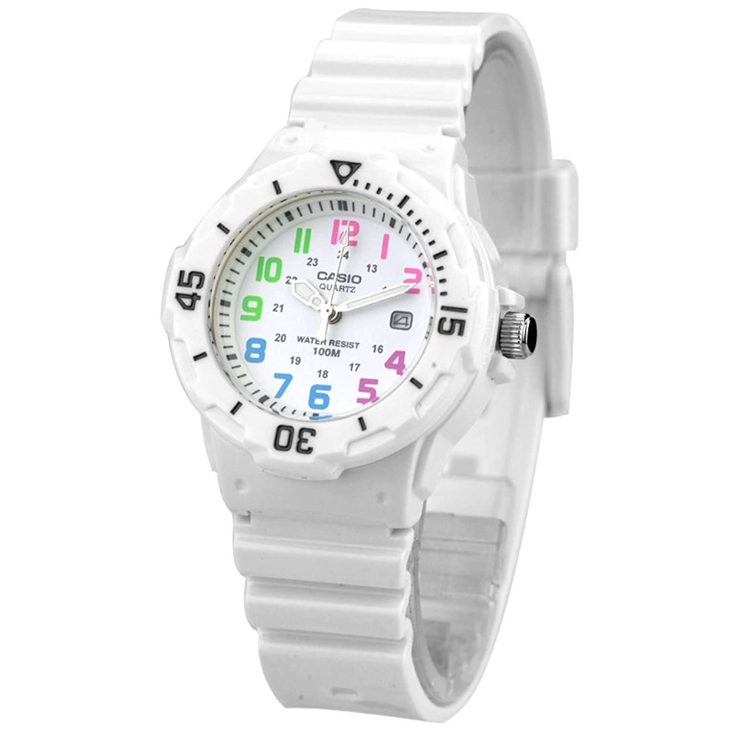 Casio LRW-200H-7B White Resin Strap Watch for Women-Watch Portal Philippines
