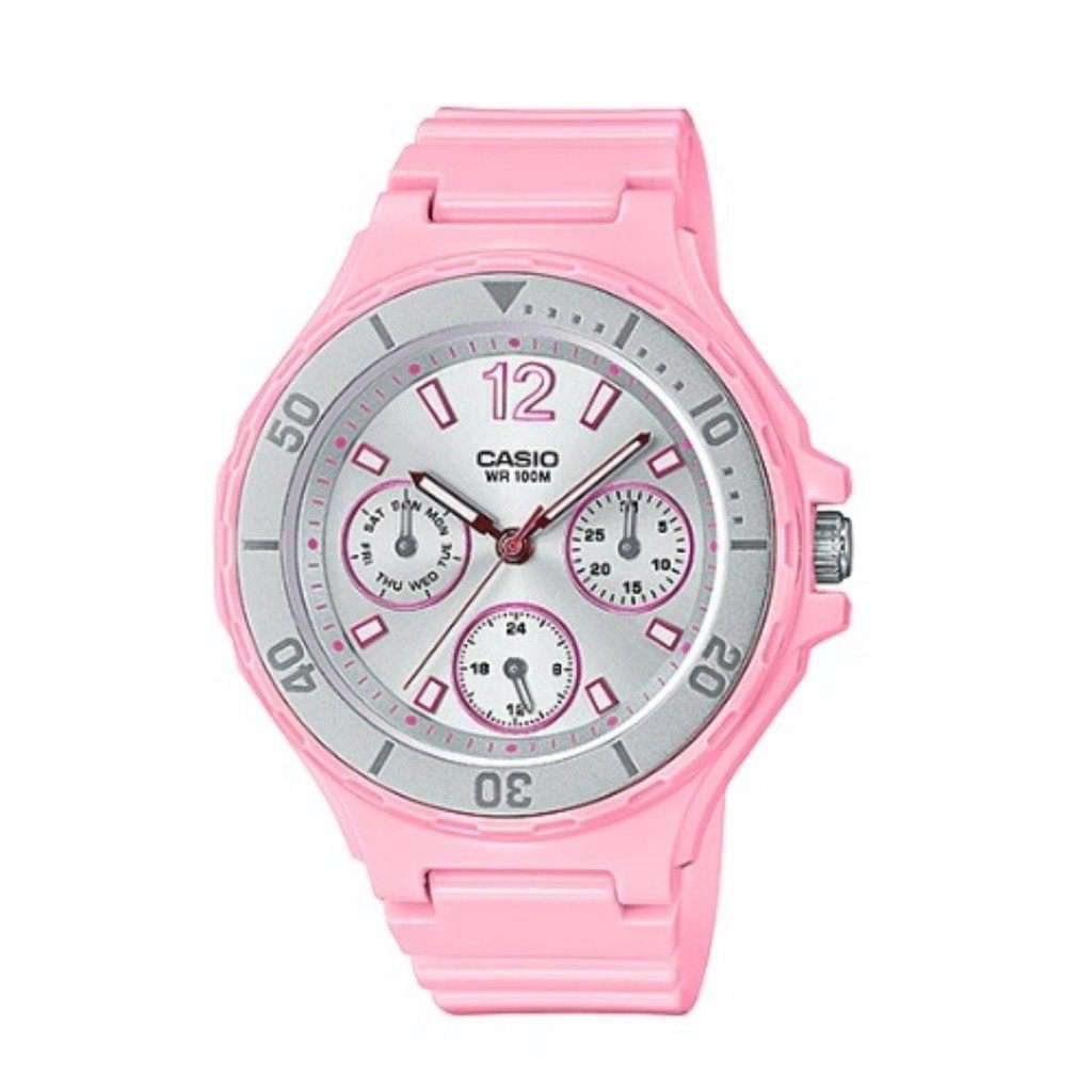 Casio LRW-250H-4A2 Pink Resin Strap Watch for Women-Watch Portal Philippines