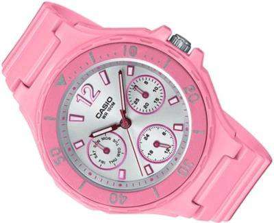 Casio LRW-250H-4A3 Pink Resin Strap Watch for Women-Watch Portal Philippines