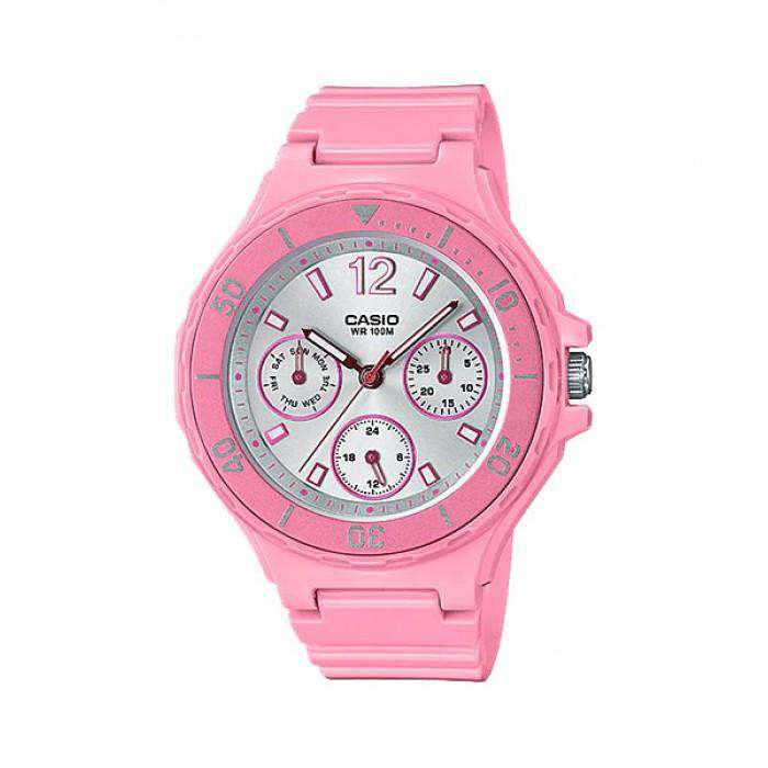 Casio LRW-250H-4A3 Pink Resin Strap Watch for Women-Watch Portal Philippines