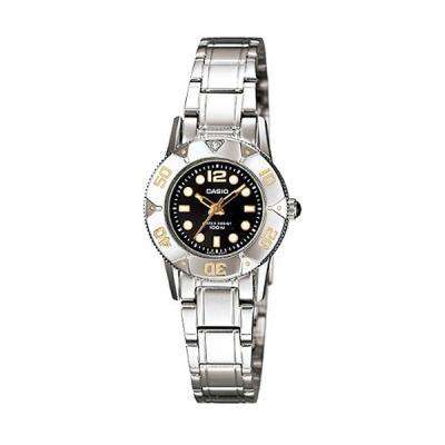 Casio LTD-2001D-1AVDF Silver Stainless Steel Strap Watch for Women-Watch Portal Philippines