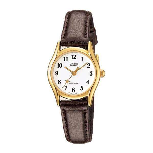 Casio LTP-1094Q-7B4RDF Brown Leather Watch for Women-Watch Portal Philippines