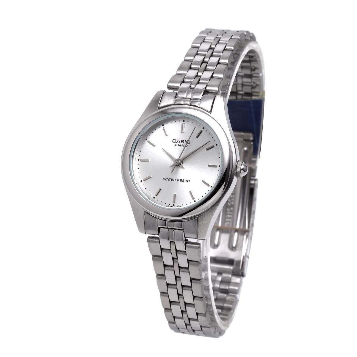 Casio LTP-1129A-7ARDF Silver Stainless Steel Strap Watch for Women-Watch Portal Philippines