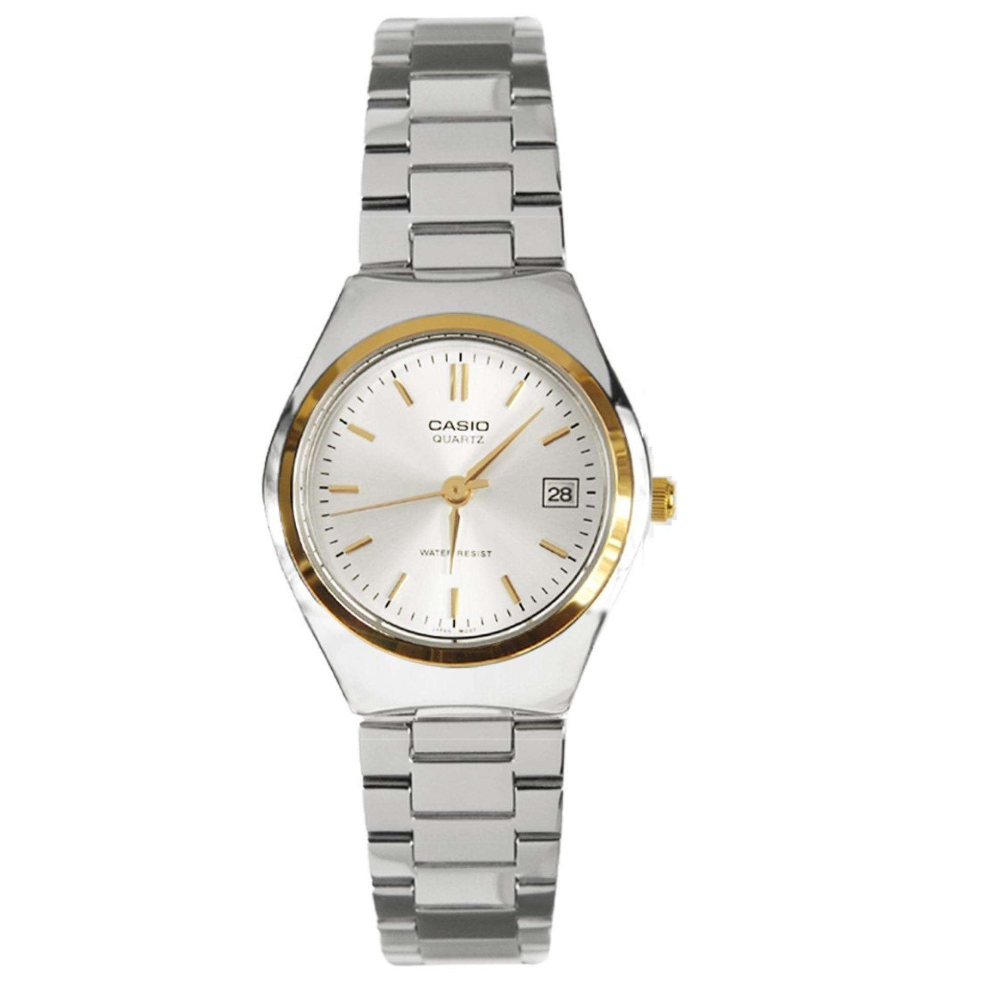 Casio LTP-1170G-7A Silver Stainless Steel Strap Watch for Women-Watch Portal Philippines