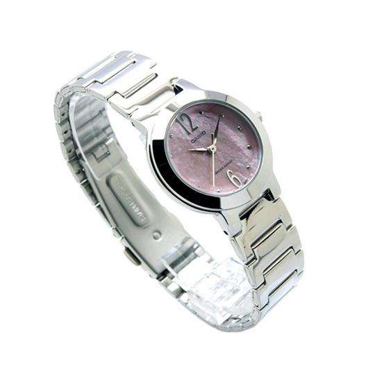 Casio LTP-1191A-4A1 Silver/Pink Stainless Steel Watch for Women-Watch Portal Philippines
