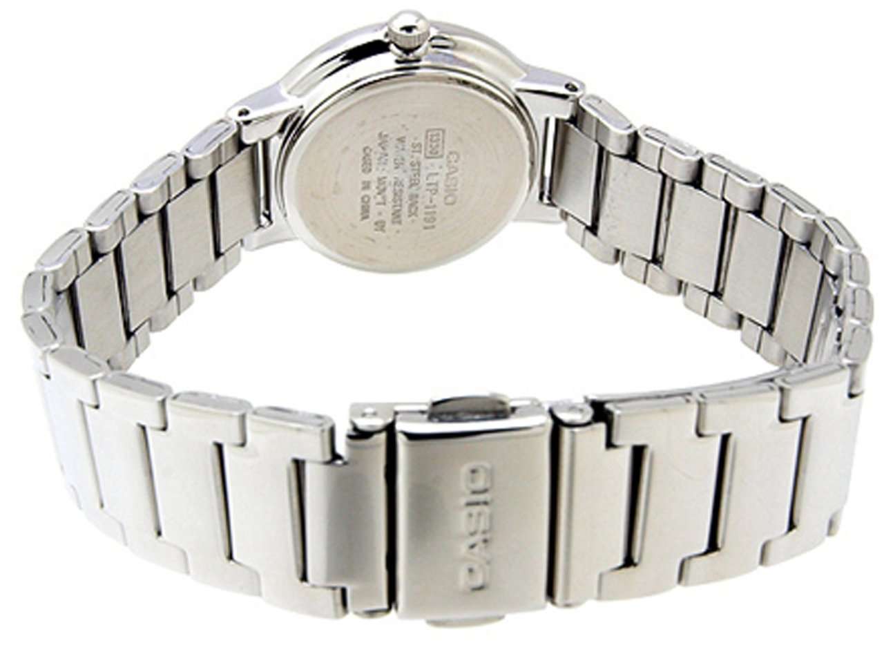Casio Quartz MOP Dial Stainless Steel Watch LTP-1191 Minimalist Silver Tone Casio General Ladies Watches Metal Fashion LTP-1191A-2CDF  main image 2