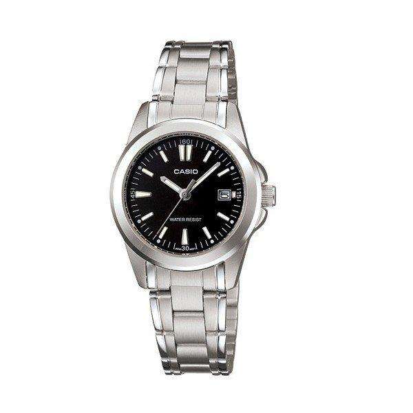 Casio LTP-1215A-1A2DF Silver Stainless Steel Strap Watch for Women-Watch Portal Philippines