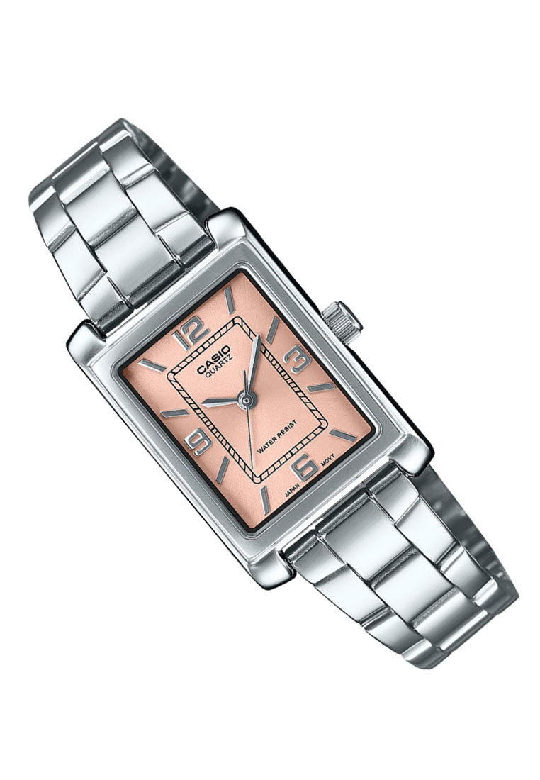 Casio LTP-1234DD-4A Analog Stainless Steel Strap Watch for Women-Watch Portal Philippines