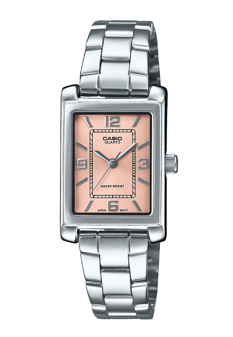 Casio LTP-1234DD-4A Analog Stainless Steel Strap Watch for Women-Watch Portal Philippines