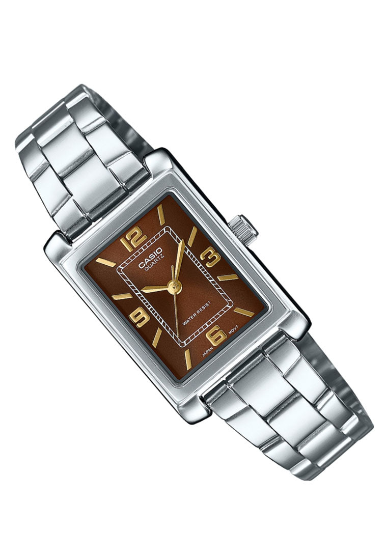Casio LTP-1234DD-5A Analog Stainless Steel Strap Watch for Women-Watch Portal Philippines