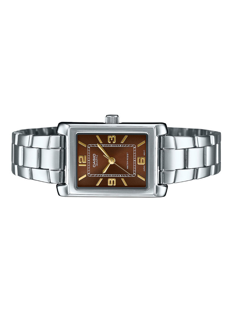 Casio LTP-1234DD-5A Analog Stainless Steel Strap Watch for Women-Watch Portal Philippines