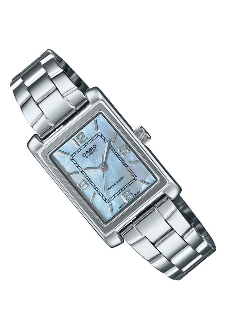 Casio LTP-1234DS-2A Analog Stainless Steel Watch for Women-Watch Portal Philippines