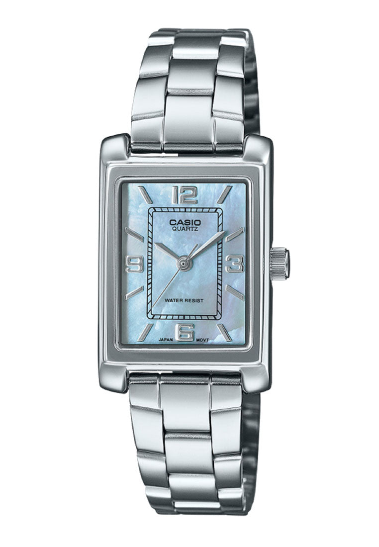 Casio LTP-1234DS-2A Analog Stainless Steel Watch for Women-Watch Portal Philippines