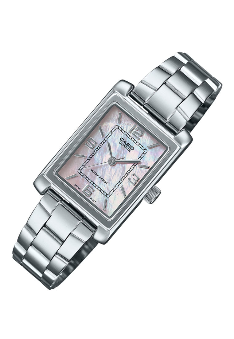 Casio LTP-1234DS-4A Analog Stainless Steel Watch for Women-Watch Portal Philippines