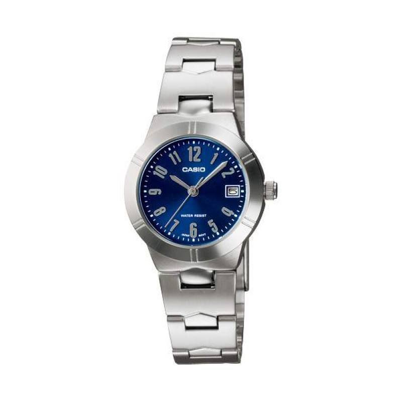 Casio LTP-1241D-2A2 Silver Stainless Watch for Women-Watch Portal Philippines