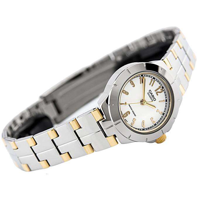 Casio LTP-1242SG-7A Silver Stainless Steel Strap Watch for Women-Watch Portal Philippines