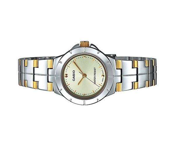 Casio LTP-1242SG-9C Two Tone Gold Dial Watch for Women-Watch Portal Philippines