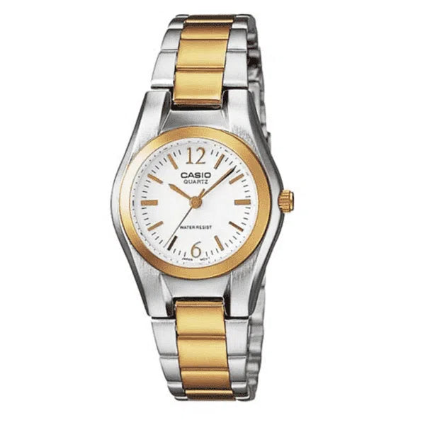 Casio LTP-1253SG-7A Two Tone Stainless Steel Watch for Women-Watch Portal Philippines