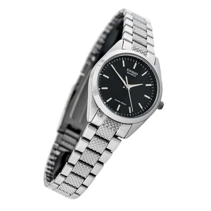 Casio LTP-1274D-1ADF Silver Stainless Steel Strap Watch for Women-Watch Portal Philippines