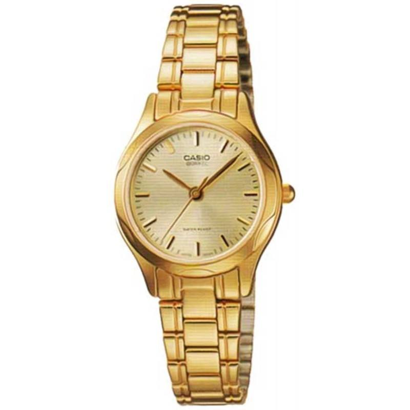 Casio LTP-1275G-9A Gold Plated Stainless Steel Watch for Women-Watch Portal Philippines