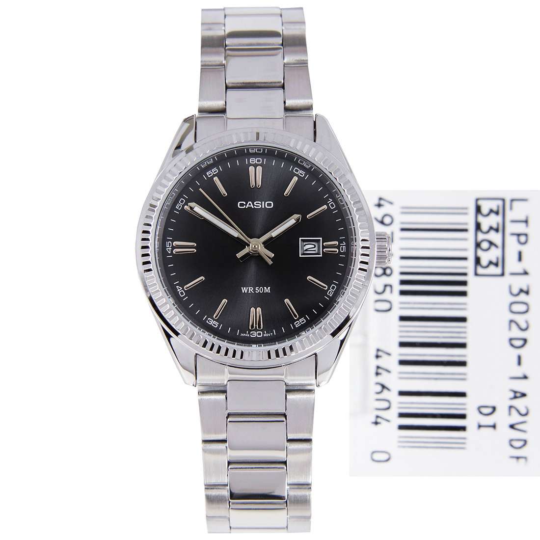 Casio LTP-1302D-1A2VDF Silver Stainless Steel Strap Watch for Women-Watch Portal Philippines