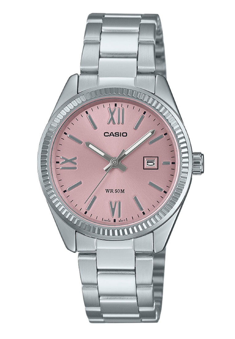 Casio LTP-1302DD-4A1 Analog Stainless Steel Strap Watch for Women-Watch Portal Philippines