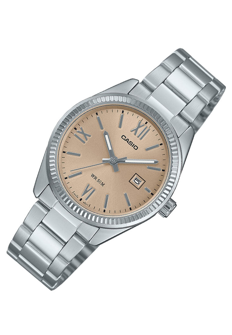 Casio LTP-1302DD-4A2 Analog Stainless Steel Strap Watch for Women-Watch Portal Philippines