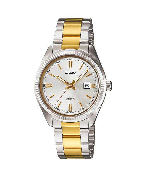Casio LTP-1302SG-7AVDF Two Tone Stainless Steel Strap Watch for Women-Watch Portal Philippines