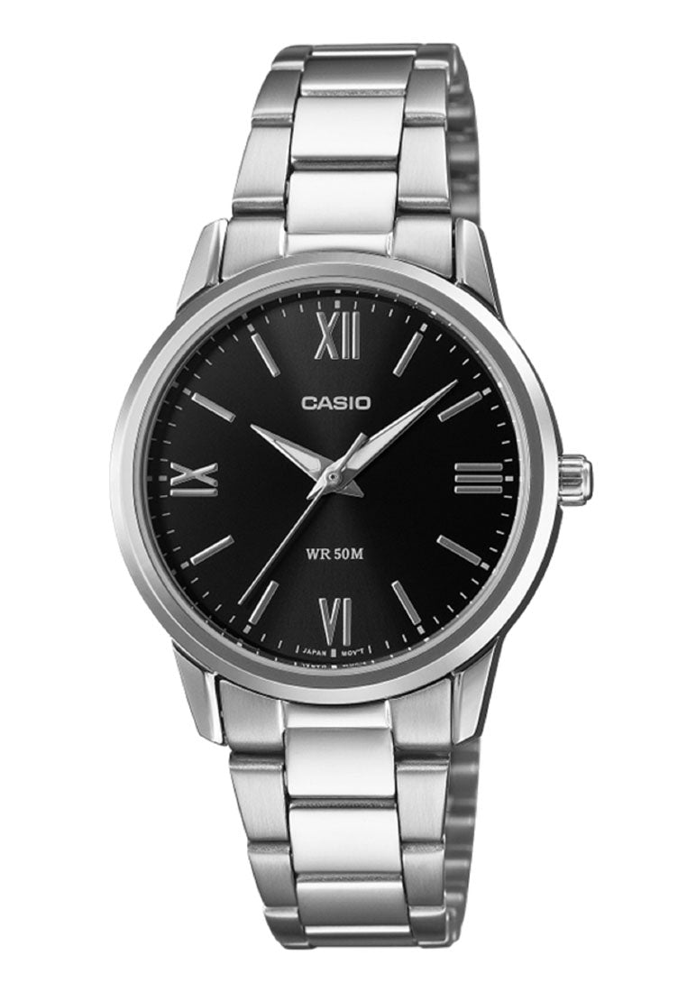 Casio LTP-1303DD-1A Analog Stainless Steel Strap Watch for Women-Watch Portal Philippines