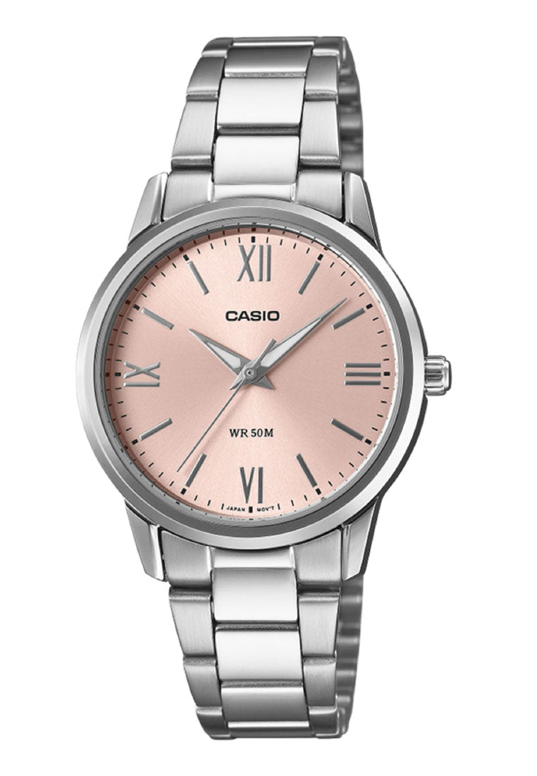 Casio LTP-1303DD-4A Analog Stainless Steel Strap Watch for Women-Watch Portal Philippines