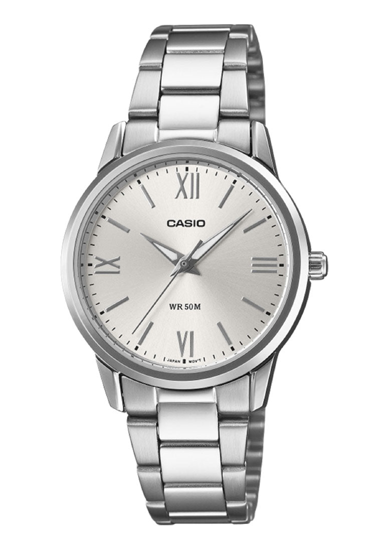 Casio LTP-1303DD-7A Analog Stainless Steel Strap Watch for Women-Watch Portal Philippines