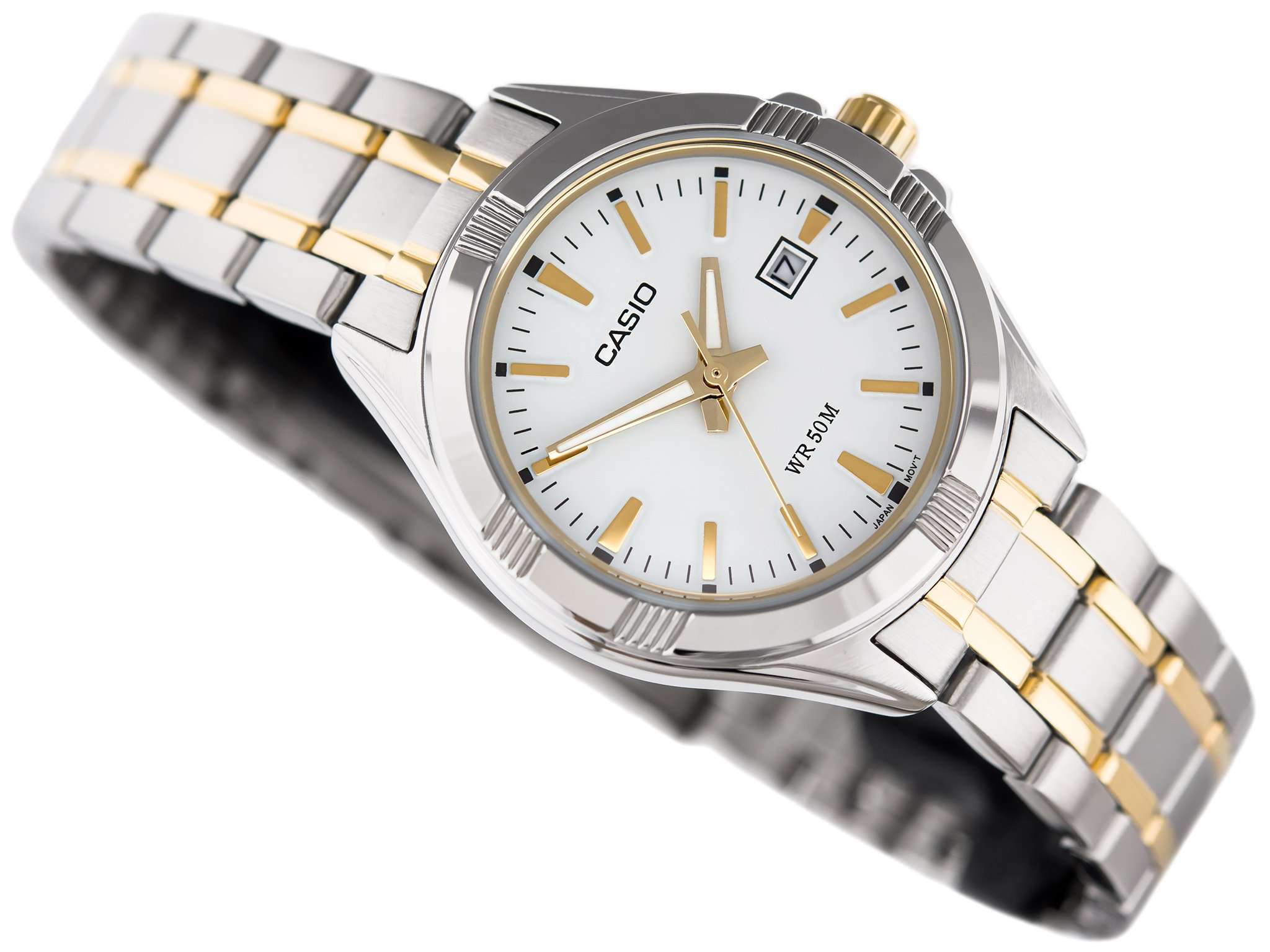 Casio LTP-1308SG-7AVDF Two-tone Stainless Steel Strap Watch for Women-Watch Portal Philippines