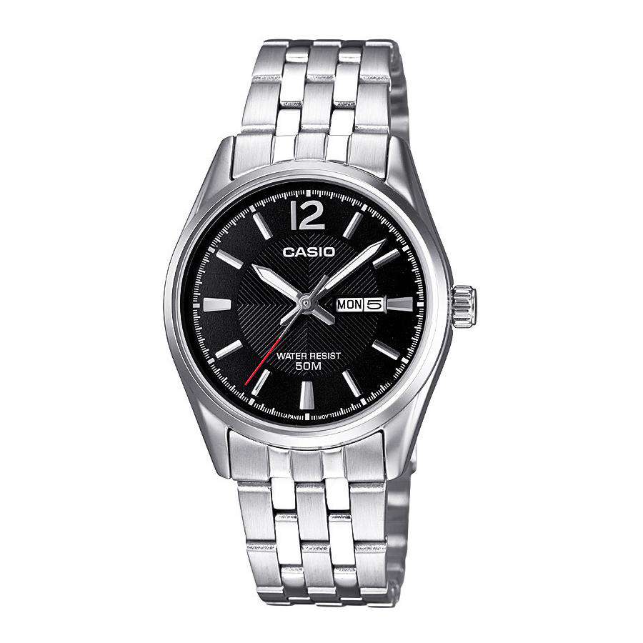 Casio LTP-1335D-1AVDF Silver Stainless Steel Strap Watch for Women-Watch Portal Philippines