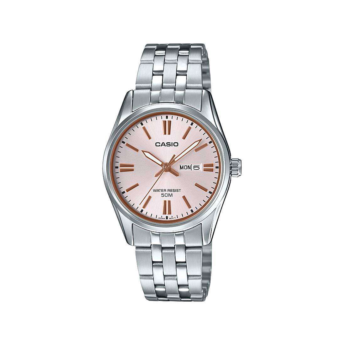 Casio LTP-1335D-4AVDF Silver Stainless Steel Strap Watch for Women-Watch Portal Philippines