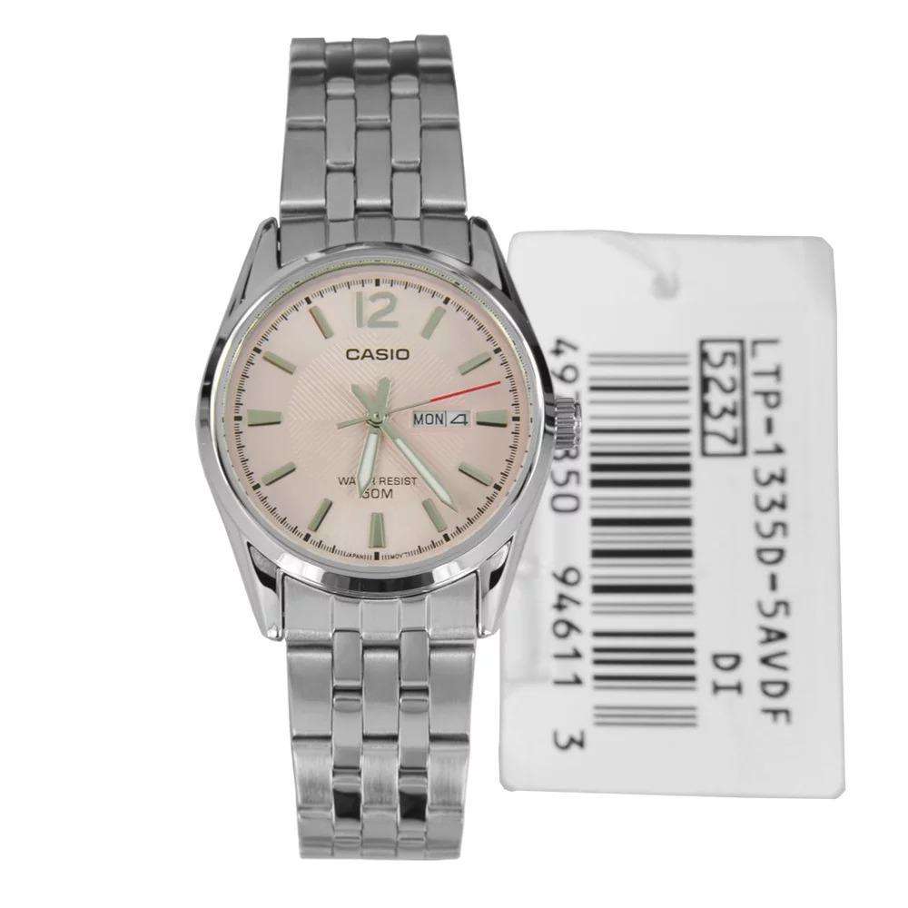Casio LTP-1335D-5AVDF Silver Stainless Steel Strap Watch for Women-Watch Portal Philippines
