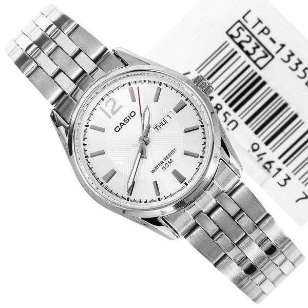 Casio LTP-1335D-7AVDF Silver Stainless Steel Strap Watch for Women-Watch Portal Philippines