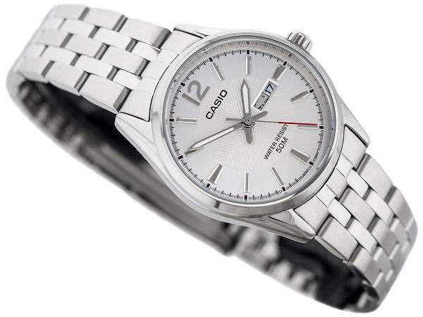Casio LTP-1335D-7AVDF Silver Stainless Steel Strap Watch for Women-Watch Portal Philippines