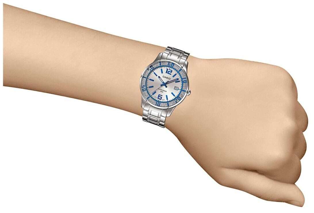 Casio LTP-1359D-7AVDF Silver Stainless Steel Strap Watch for Women-Watch Portal Philippines