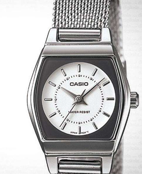 Casio LTP-1364D-7AVDF Silver Stainless Steel Mesh Strap Watch for Women-Watch Portal Philippines