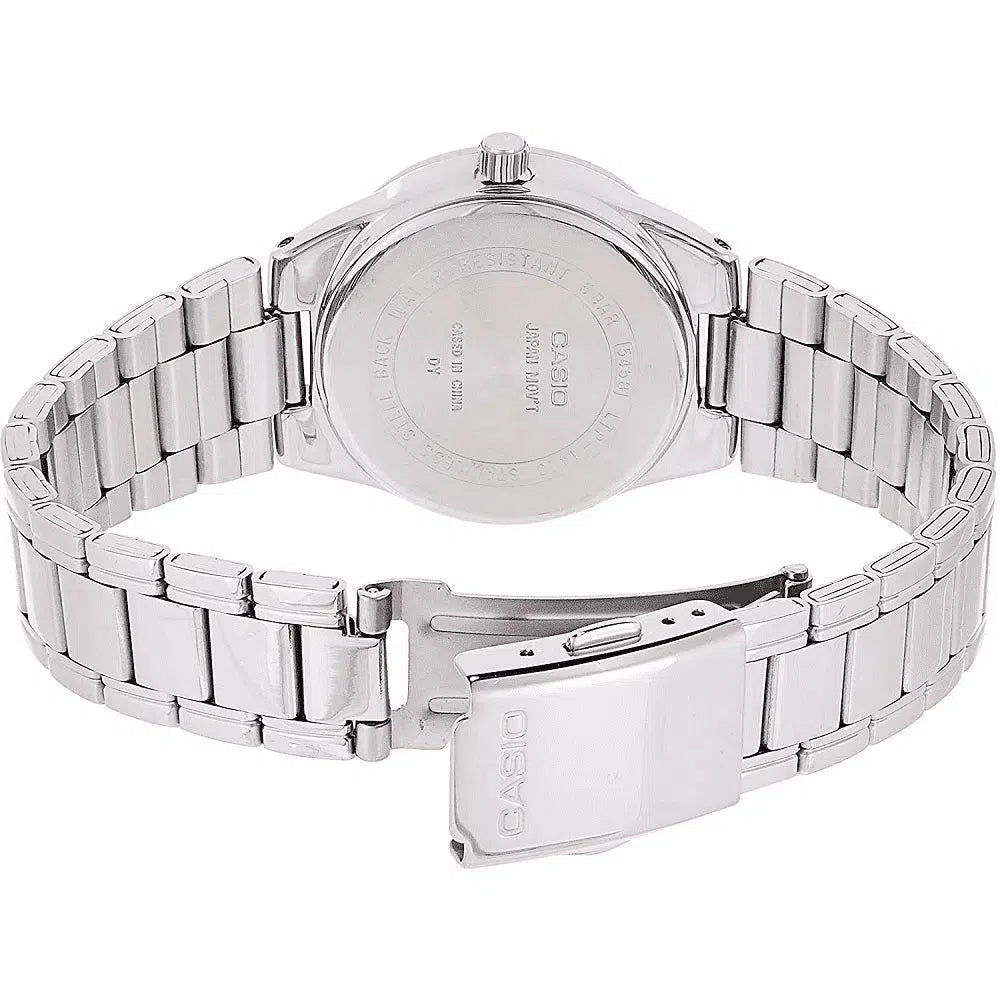 Casio LTP-1410D-1A2 Silver Stainless Watch for Women-Watch Portal Philippines