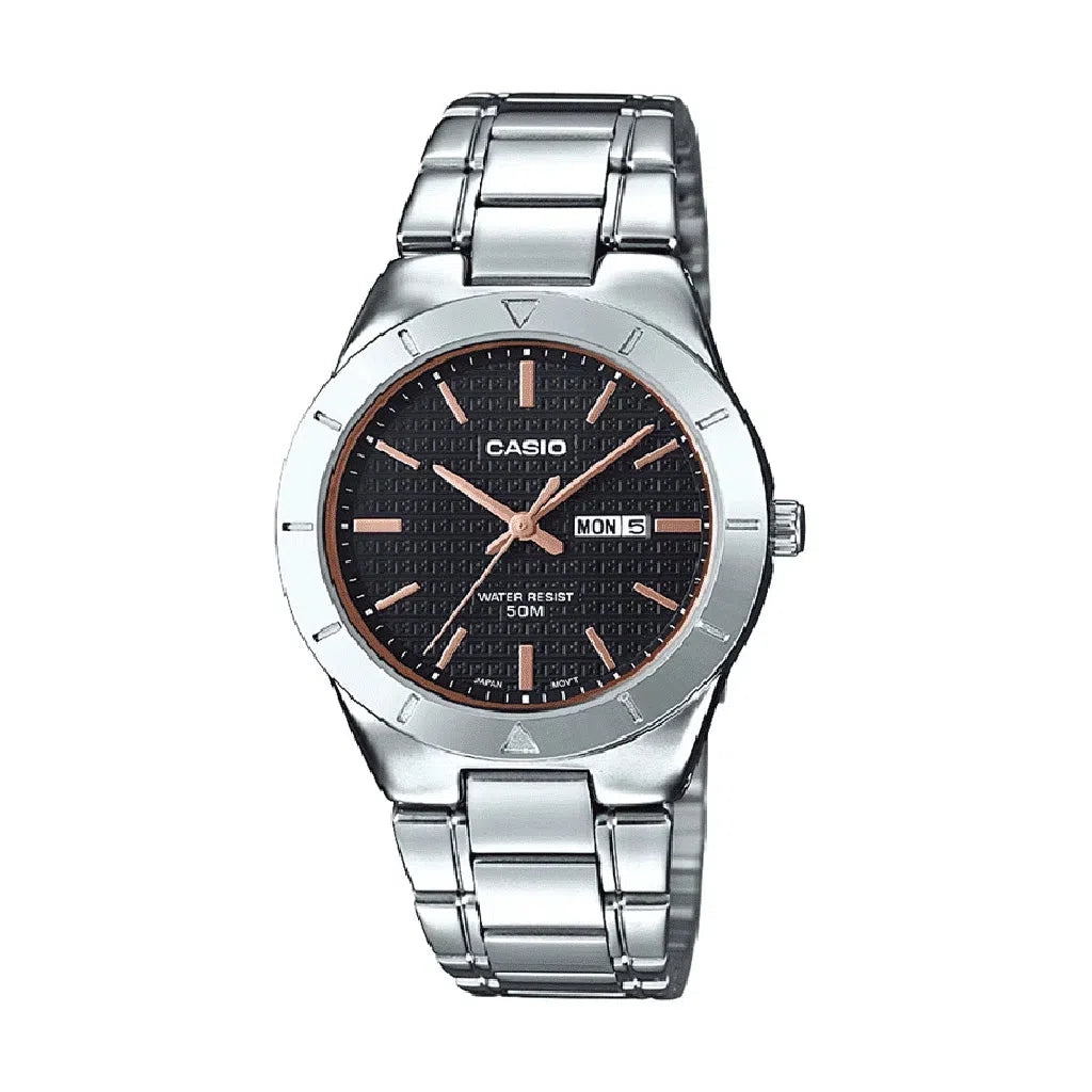 Casio LTP-1410D-1A2 Silver Stainless Watch for Women-Watch Portal Philippines