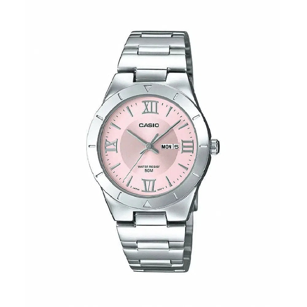 Casio LTP-1410D-4A Silver Stainless Watch for Women-Watch Portal Philippines