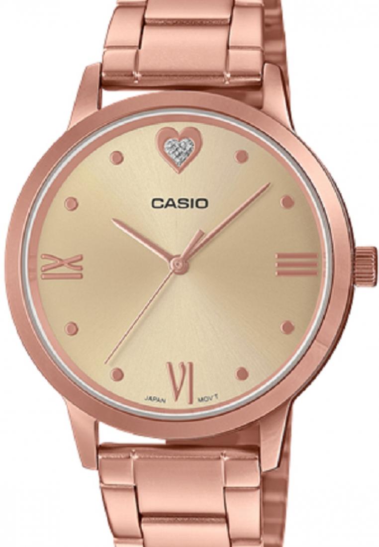 Casio LTP-2022VPG-9C Analog Stainless Steel Strap Watch For Women-Watch Portal Philippines