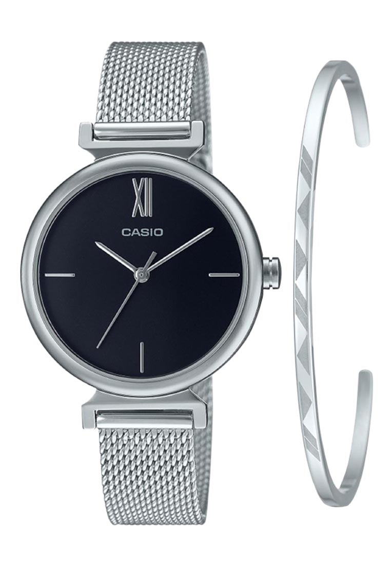Casio LTP-2023VM-1CDR Analog Stainless Steel Strap Watch For Women-Watch Portal Philippines