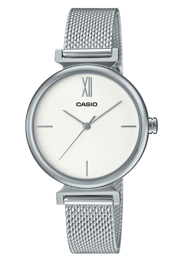 Casio LTP-2023VM-7CDR Analog Stainless Steel Strap Watch For Women-Watch Portal Philippines