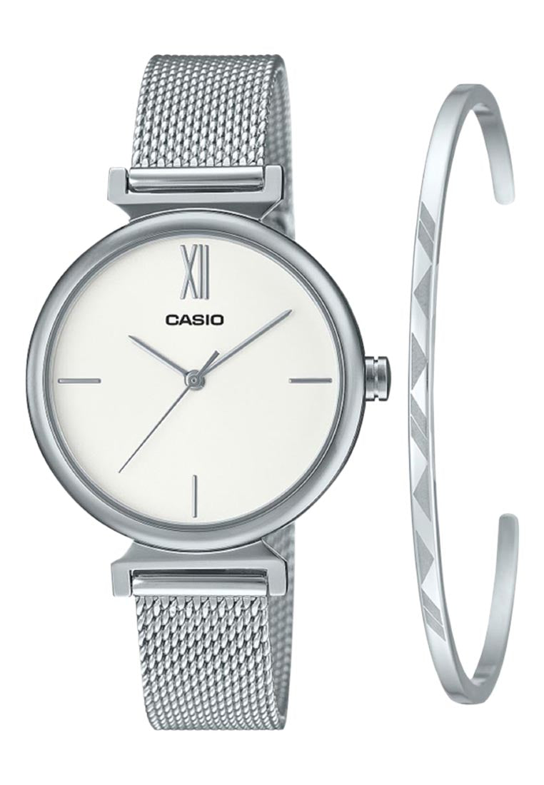 Casio LTP-2023VM-7CDR Analog Stainless Steel Strap Watch For Women-Watch Portal Philippines