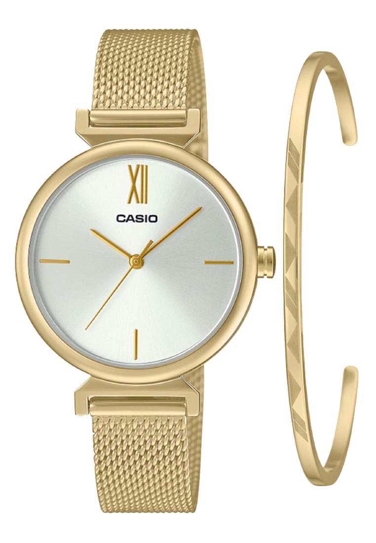 Casio Ltp-2023vmg-7cdr Analog Stainless Steel Strap Watch For Women-Watch Portal Philippines